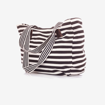 Top Zip Pocket Tote Bag